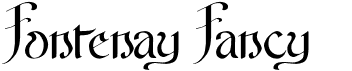 preview image of the Fontenay Fancy font