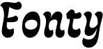 preview image of the Fonty font