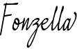 preview image of the Fonzella font