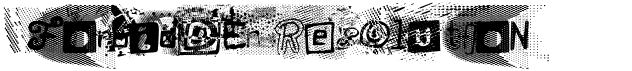 preview image of the Forbidden Resolution font