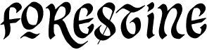preview image of the Forestine font