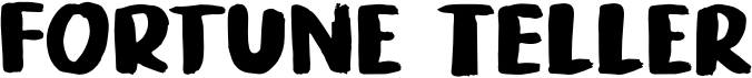 preview image of the Fortune Teller font
