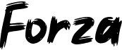 preview image of the Forza font
