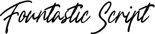 preview image of the Fountastic Script font