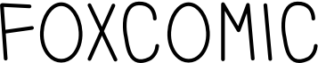 preview image of the Foxcomic font