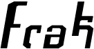 preview image of the Frak font