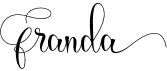 preview image of the Franda font