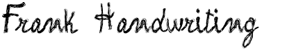 preview image of the Frank Handwriting font