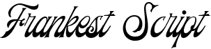 preview image of the Frankest Script font