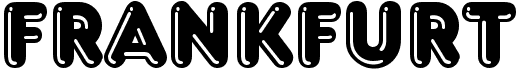 preview image of the Frankfurt font