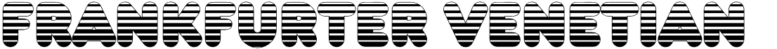 preview image of the Frankfurter Venetian font