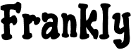preview image of the Frankly font
