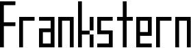 preview image of the Frankstern font