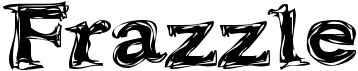 preview image of the Frazzle font