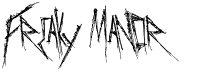 preview image of the Freaky Manor font