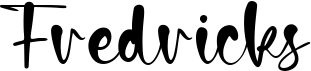 preview image of the Fredricks font