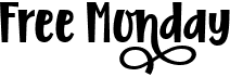 preview image of the Free Monday font