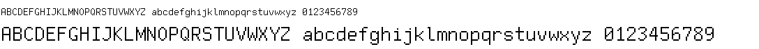 preview image of the Free Pixel font