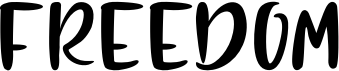 preview image of the Freedom font