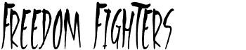preview image of the Freedom Fighters font