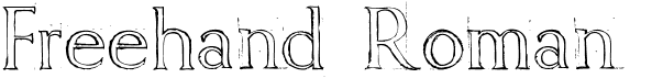 preview image of the Freehand Roman font