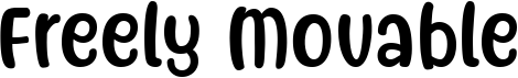 preview image of the Freely Movable font