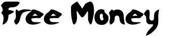 preview image of the Free Money font