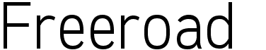 preview image of the Freeroad font