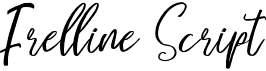 preview image of the Frelline Script font
