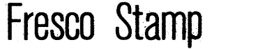 preview image of the Fresco Stamp font