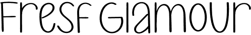 preview image of the Fresf Glamour font