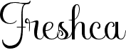 preview image of the Freshca font