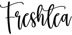 preview image of the Freshtea font