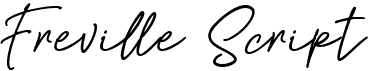 preview image of the Freville Script font