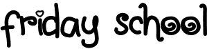 preview image of the Friday School font