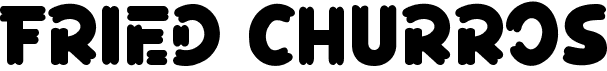 preview image of the Fried Churros font