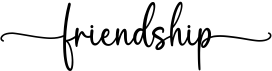 preview image of the Friendship font