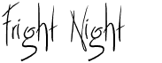 preview image of the Fright Night font