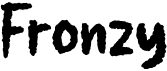 preview image of the Fronzy font