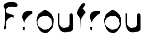 preview image of the Froufrou font