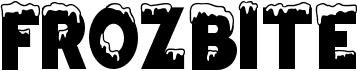 preview image of the Frozbite font