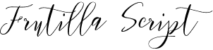 preview image of the Frutilla Script font