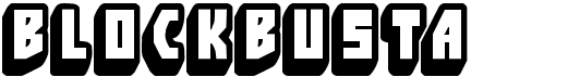 preview image of the FT Blockbusta font