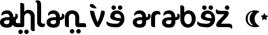 preview image of the FTF Ahlan Ve Arabez font