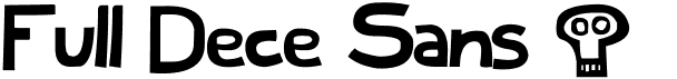 preview image of the Full Dece Sans font