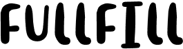 preview image of the Fullfill font