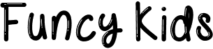 preview image of the Funcy Kids font