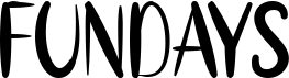 preview image of the Fundays font