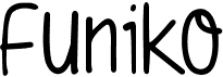 preview image of the Funiko font