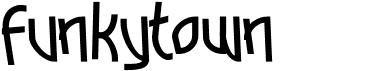 preview image of the Funkytown font
